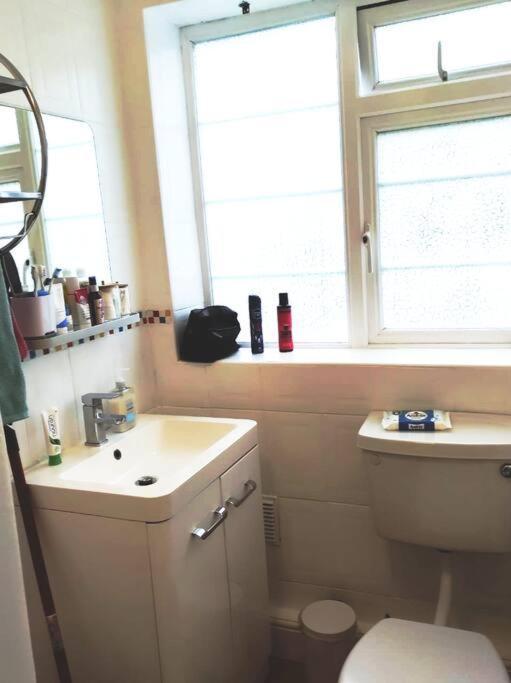サットン2 Bed Flat Near Station With Parking&Comgardenアパートメント エクステリア 写真